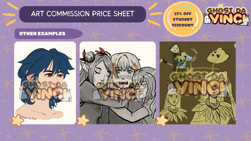 Art Commission Price Sheet 4 Art Commission Price Sheet 4